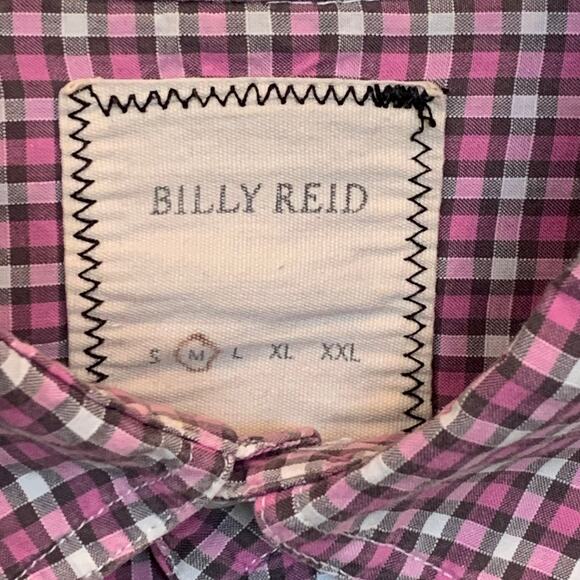 Lot‎ of 3 Billy Reid Sz M L/S B/F Plaid Cotton Shirts - Picture 4 of 12